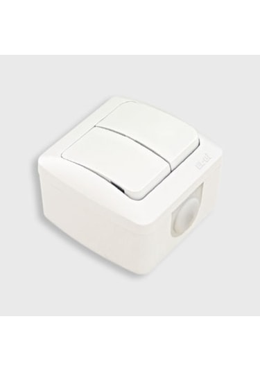 Elbi Alsu Beyaz Sıva Üstü Komütatör 10 Adet