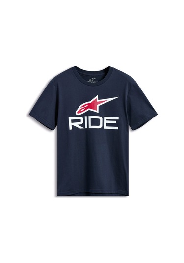 Alpinestars Rıde 4 Csf Tişört Mavi Beyaz Kırmızı