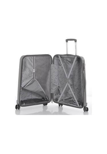 Mçs Polipropilen Orta Boy Valiz V376 65 Cm Siyah