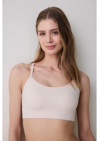 Penti Ribbed Micro Bonding Seramik Bej Üst