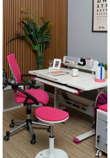 Creo Mobili Yükseklik Ayarlı Vega Plus Çalışma Sandalyesi, Ofis Ve Bilgisayar Koltuğu Fuşya/fuşya Gri Creo Mobili Yükseklik Ayarlı Vega Plus Çalışma Sandalyesi, Ofis Ve Bilgisayar Koltuğu Fuşya/fuşya Gri