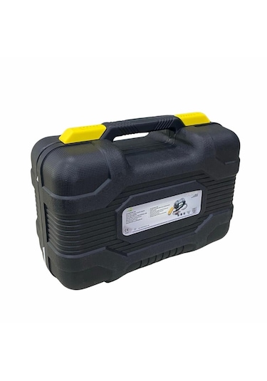 Hava Kompresörü Metal 12v Profesyonel Jumbo Çi̇ft Pi̇stonlu Lasti̇k Tami̇r Ki̇tli Set