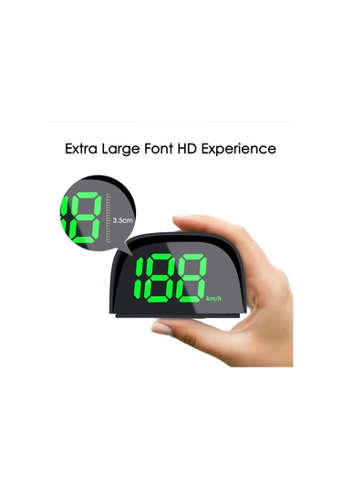 Padalink Araba Genel Hud Gps Pekabı Hız Gösterici Usb Beslemeli Yeşil Renk Km Santimetresi