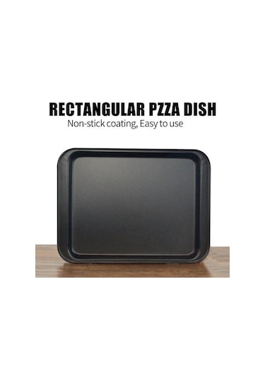 Altın Dikdörtgen Paslanmaz Kek Fırını Çelik Yapışmaz Ekmek Mutfak Pişirme Tepsisi Gadget 33cm X 23cm X 2cm Altın