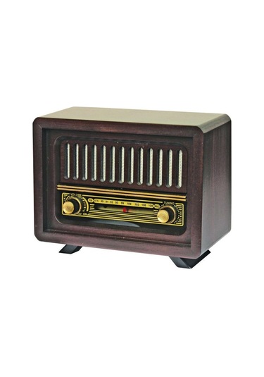 Nostaljik Radyo Şarjlı Pil+adaptörlü Çamlıca Model