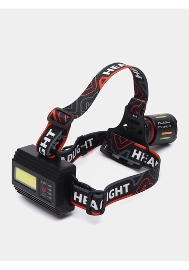 Ps-2910 Şarjlı Profesyonel Zoomlu Kamp Avcı Balıkçı Kafa Lambası Feneri Çok Renkli