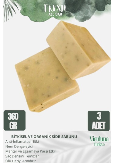 Vienluna Sidr Sabunu 3 x 360 G