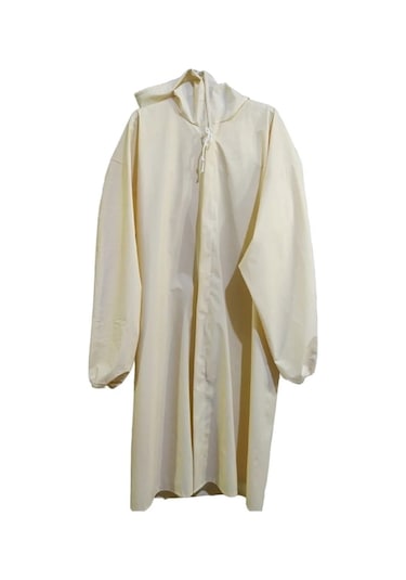 Su Rüzgar Geçirmez Palto Krem 2XL Krem