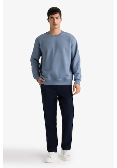 Defacto Relax Fit Bisiklet Yaka Kalın İçi Yumuşak Tüylü Basic Düz Sweatshirt T5139az25augr171 Gri Defacto Relax Fit Bisiklet Yaka Kalın İçi Yumuşak Tüylü Basic Düz Sweatshirt T5139az25augr171 Gri