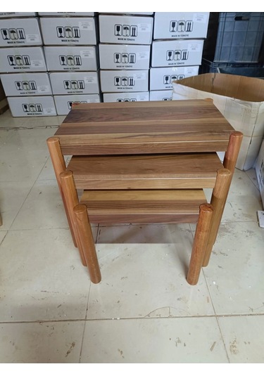 Nivemeshome Liza Ceviz Zigon Sehpa Ceviz