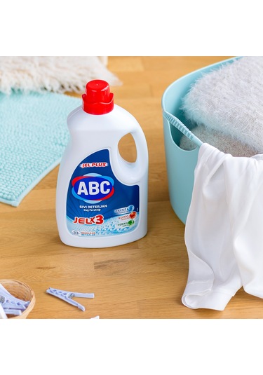 ABC Jel Plus Dağ Ferahlığı Sıvı Çamaşır Deterjanı 33 Yıkama 3 x 2145 ML