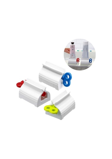 Diş Macunu Sıkacağı Çevirmeli Pratik Diş Macunu Sıkacağı 2 Li Diğer