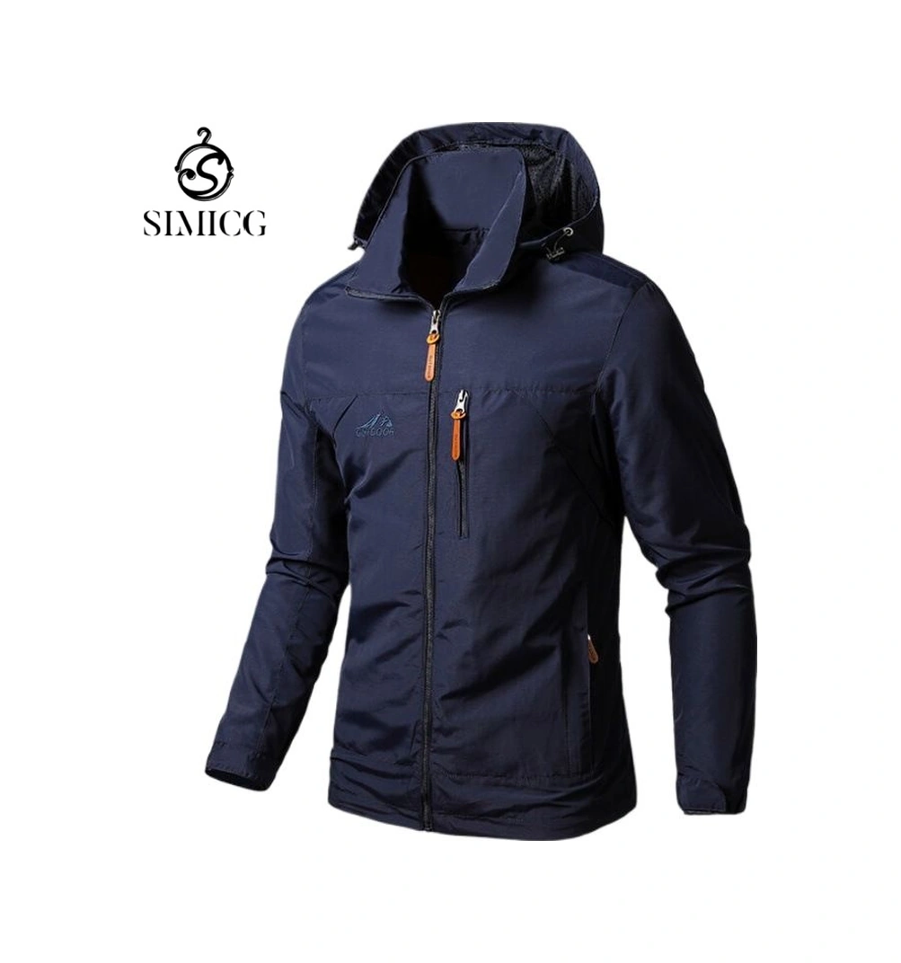 Erkekler İçin Modaya Uygun Dağcılık Rüzgarlık Ceketi Mavi