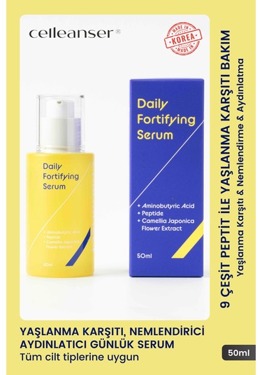 Celleanser Daily Fortifying Nemlendirici ve Güçlendirici Günlük Serum 50 ML