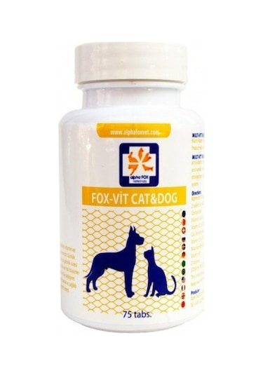 Alpha Fox Cat - Dog Calcium Tablet 75 Tablet