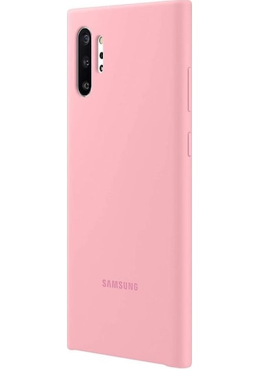 Galaxy Note 10 Plus İle Uyumlu Kılıf Silicone Cover Pembe Ef-pn975tpegww