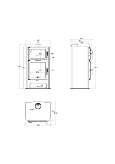 Echa-tech Teos 500 K Şömine Sobası