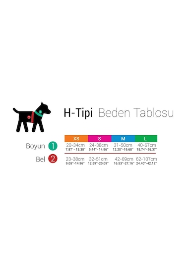 Pettagart Ayarlanabilir Siyah H Tipi Köpek Göğüs Tasması Siyah