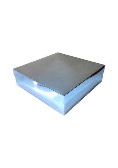 Komple Karton Kutu 30X30X10 CM (10 Adet)  Gümüş