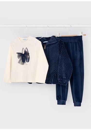 Kız Kadife Eşofman Takım 3 Lü 25kmyr4892 Mayoral