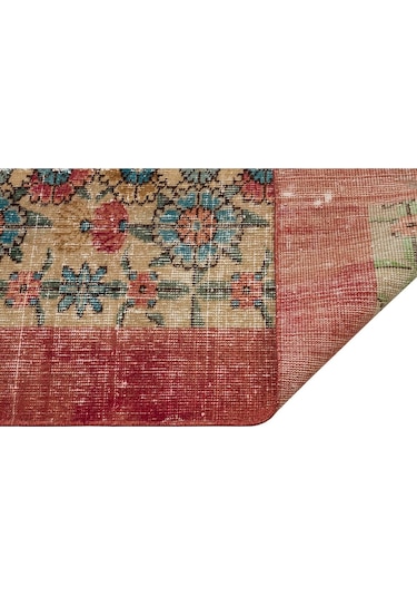 Özel Eskitme Vintage Halı 114 X 210 Cm 9204