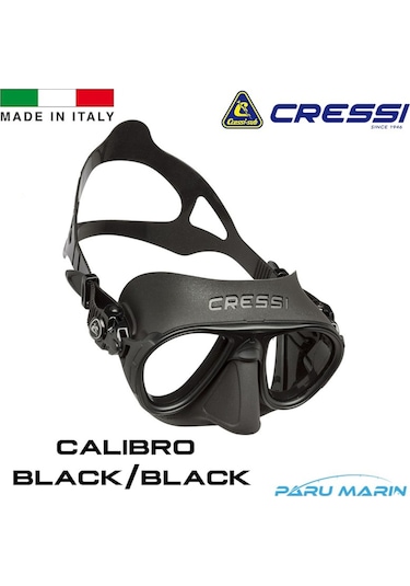 Parumarin Cressi Calibro Hd Dark Dalış Ve Yüzme Maskesi