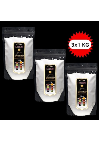 Hanzade Bitkisel Karbonat 3 x 1 KG