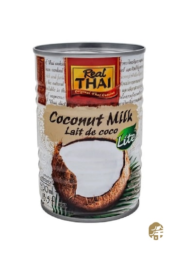 Real Thai Hindistan Cevizi Sütü Lite Coconut Milk Lite 400 ML
