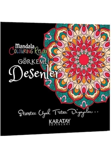 Karatay Yayınları 4 Adet Mandala Yetişkin Boyama Kitabı Yeni Seri