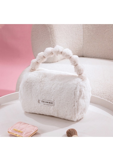 Dekohop Peluş Makyaj Çantası