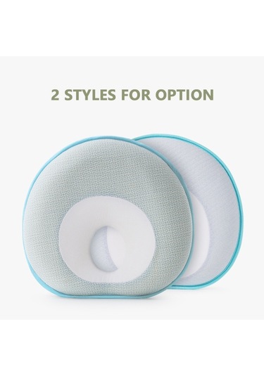 Yenidoğan Düz Başlı Bebek Yastığı Rahat Bebek Baş Şekillendirme Yastığı 0-12 Aylık Bebekler İçin Hafızalı Köpük Yastık