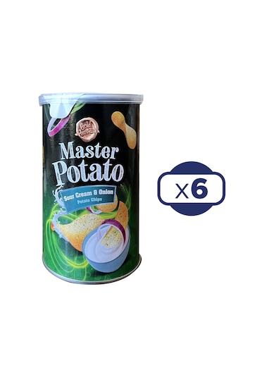 Gold Harvest  Master Potato Soğanlı & Ekşi Kremalı Cips 6 x 60 G