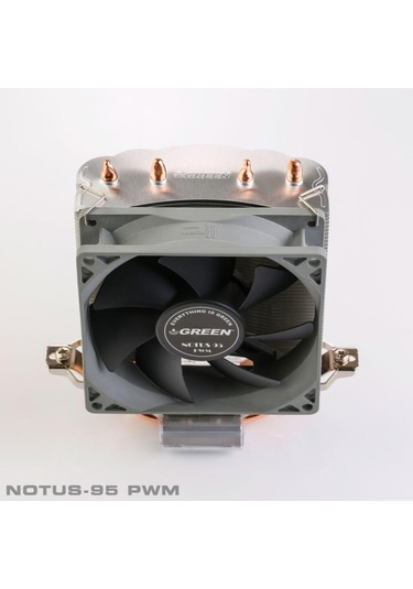 Green Fan Cpu Combo Notus 95-pwm Bakır Boru Kule Tipi Intel&amd 1200+1151+1155+1156/ Amd4