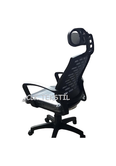 Clk-06 Clk Başlıklı Fileli Ofis Bilgisayar Makam Müdür Koltuğu Sandalesi (486220805)