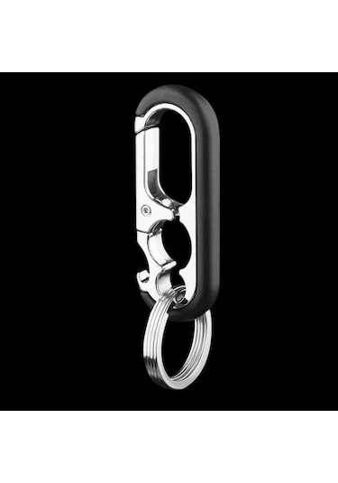 Siyah Yaratıcı Çok Fonksiyonlu Araba Anahtarlık Taşınabilir Şarap Şişesi Konserve Açacağ Erkekler Metal Açacak & Tirbuşon 56621918 Siyah