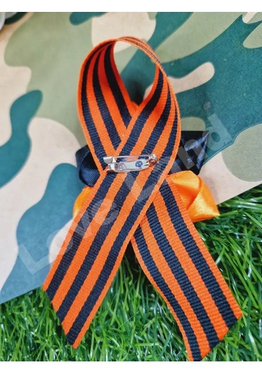 Love Land 9 Mayıs Rozet Şerit Broş 1 Adet 150559077 Turuncu