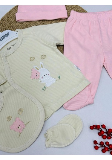 5li Set Hastane Çıkışları Pembe