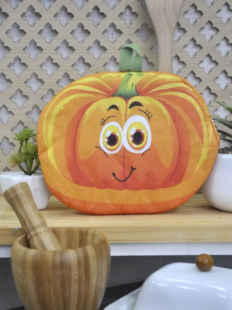 Cherir Eğlenceli Sebzeler Mutfak Eldiveni Seti 3 Adet 7047086 Turuncu