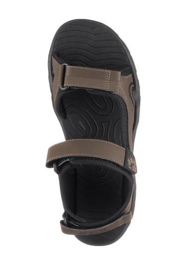 Jack Wolfskin Lakewood Cruıse Erkek Outdoor Sandalet Dark Wood Çok Renkli