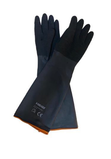 Hegi Hr Lateks Endüstriyel Uzun Asit Eldiveni 55 Cm