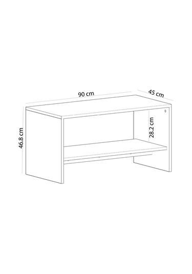 Apollon Orta Sehpa Siyah Mermer Desen Siyah Mermer Desen