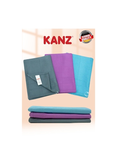 Kanz Mikrofiber Temizlik Bezi 3'lü 40 x 60 CM