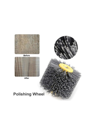 Sones Aşındırıcı Tel Çekme Tekerleği Ahşap Damar Azaltma Yenileme Çekme Tekerleği, Grit:320 Mesh