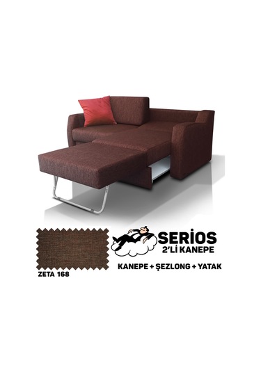 Serios Şezlonglu Yataklı Kanepe - Zeta 168