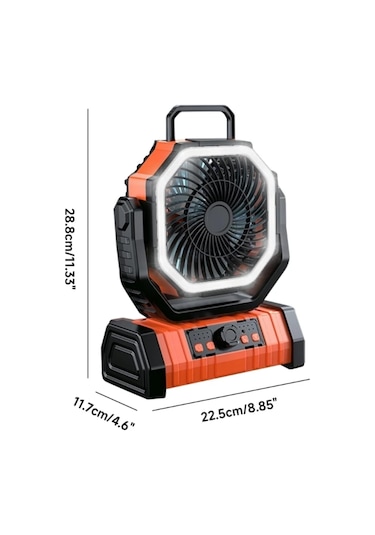 Jialan Kamp Fanı Asma Tavan Vantilatörü Işıklar İle Çok