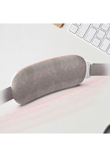 Besthome1 Abdomen Masajlı Bel Beli - 3 Isı Seviyesi & Vibrim Modları - Manyetik Şarj - Adet Ağrısı Ruh Halini İyileştir - Beyaz Çok Renkli