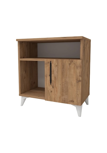 Melina Tek Kapaklı 2 Raflı Bölmeli Komodin & Şifonyer Yatak Odası Başucu Düzenleyici Komidin - Çam Melina Tek Kapaklı 2 Raflı Bölmeli Komodin & Şifonyer Yatak Odası Başucu Düzenleyici Komidin - Çam