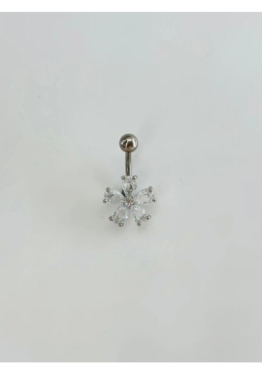Çiçek Detaylı Göbek Piercing Diğer 69105002