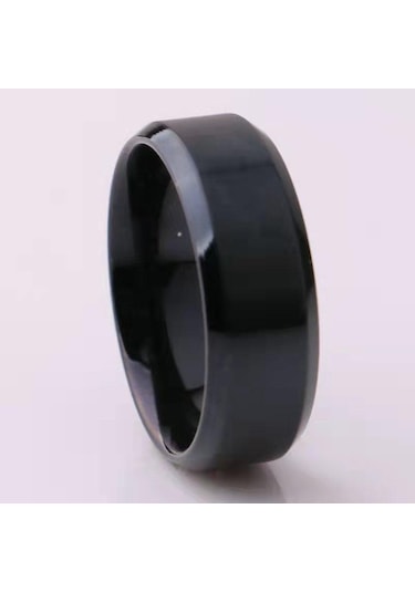 Gümüş Sıcak Paslanmaz Çelik Yüzük Band Titanyum Gümüş Siyah Altın Erkekler 9 Gümüş