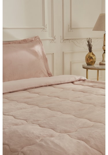 Karaca Home Flufy Çift Kişilik Soft Dream Comfort Set Pudra Pudra